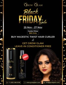Grow Glam Majestic Twist Curler + Free Conditioner